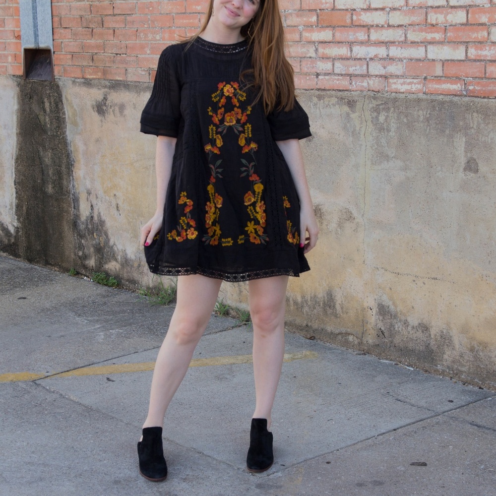 NWT Free People Perfectly Victorian Mini Dress - Picture 5 of 8